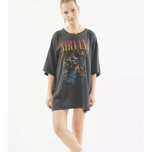 Urban Outfitters oversized nirvana shirt